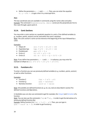Manual de geogebra | PDF