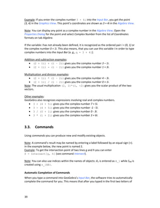 Manual de geogebra | PDF
