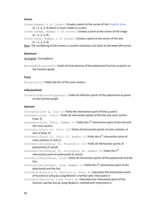 Manual de geogebra | PDF