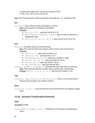 Manual de geogebra | PDF
