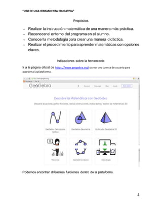 Manual de GeoGebra | DOCX