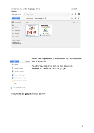 Manual de google drive | PDF