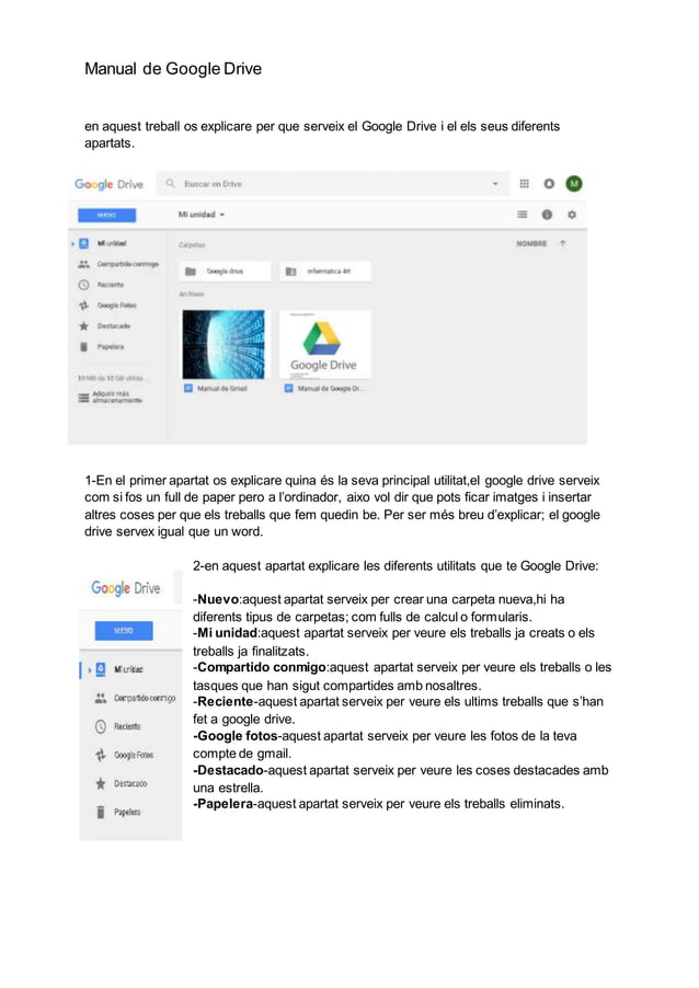 Manual de google drive | PDF