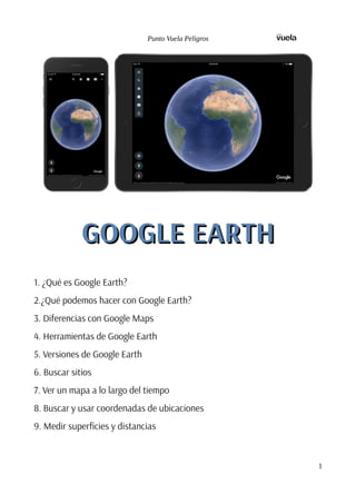 Tutorial básico sobre Google Earth (2025) | PDF