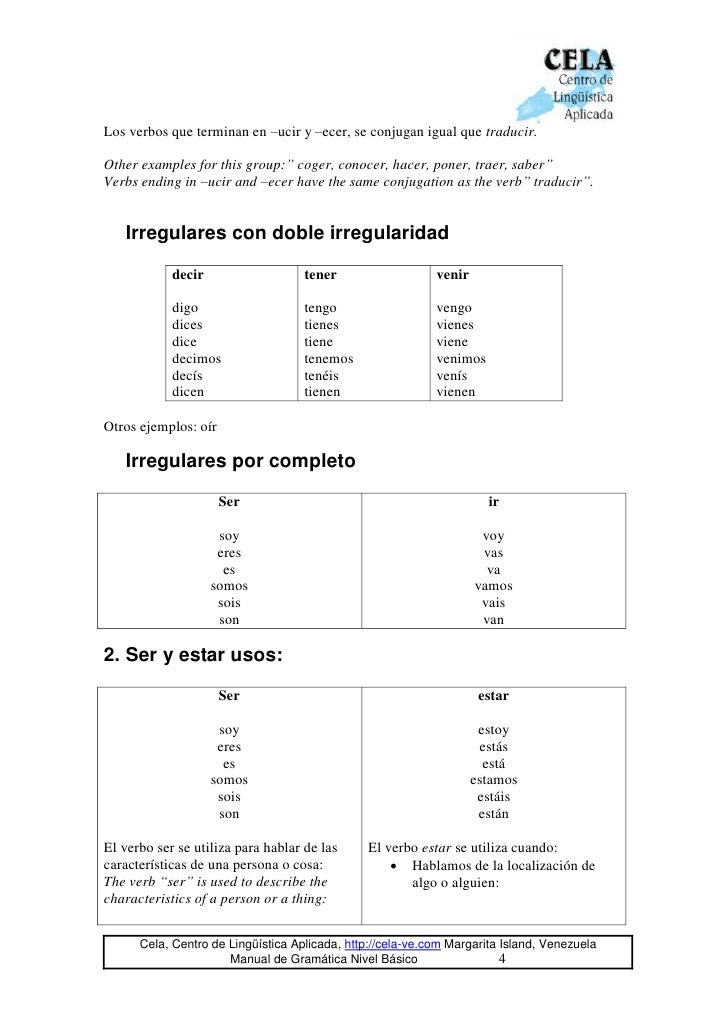 Spanish grammar