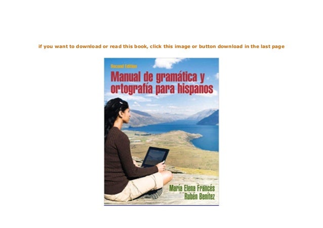 Manual De Gramatica Y Ortografia Para Hispanos