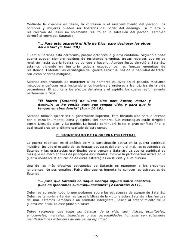 Manual De Guerra Espiritual - 