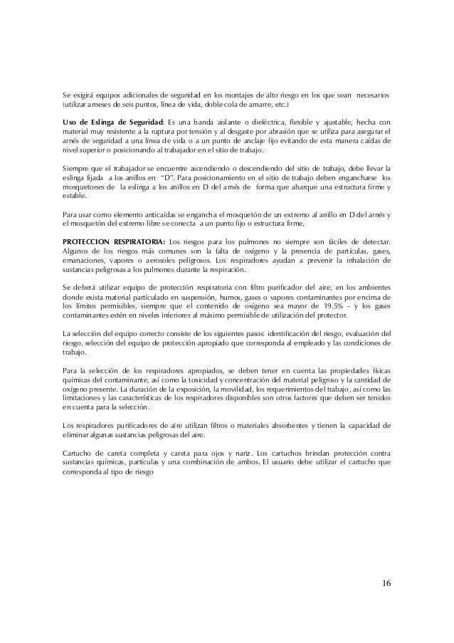 Manual De Higuiene Y Seguridad Industrial Usc 2008