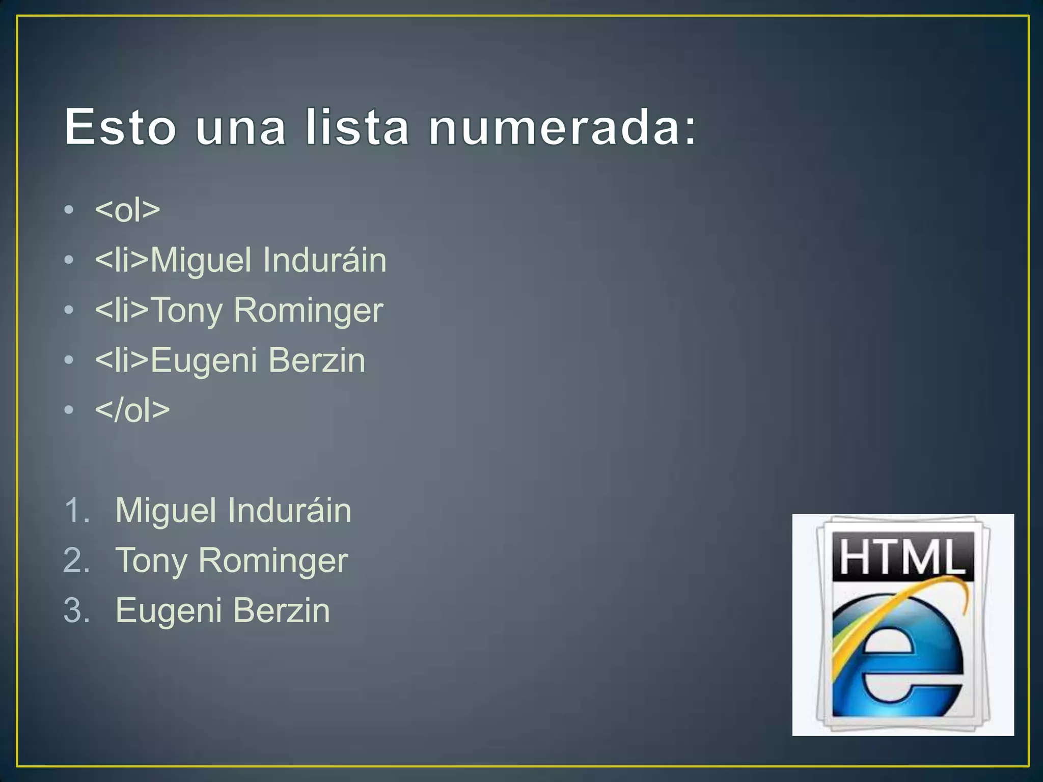 •   <ol>
•   <li>Miguel Induráin
•   <li>Tony Rominger
•   <li>Eugeni Berzin
•   </ol>

1. Miguel Induráin
2. Tony Rominger
3. Eugeni Berzin
 
