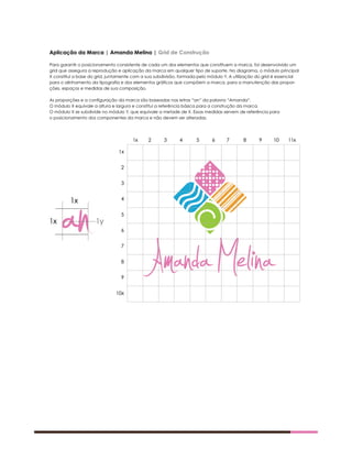 Manual de Identidade Visual - Amanda Melina