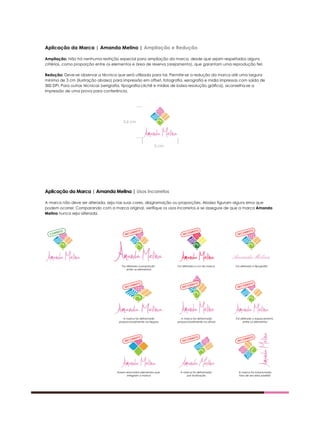 Manual de Identidade Visual - Amanda Melina