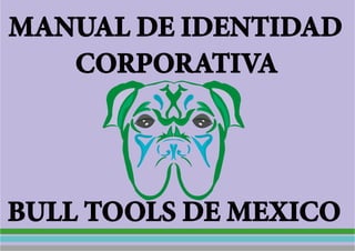 BULL TOOLS DE MEXICO
MANUAL DE IDENTIDAD
				 CORPORATIVA
 