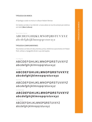 Manual de Identidade do Programa Mais Cultura