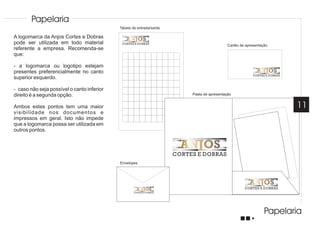 Manual de identidade visual   anjos cortes e dobras