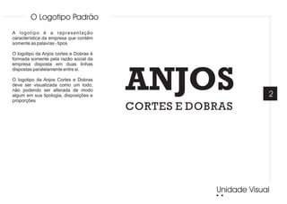 Manual de identidade visual   anjos cortes e dobras