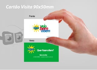 Cartão Visita 90x50mm
 