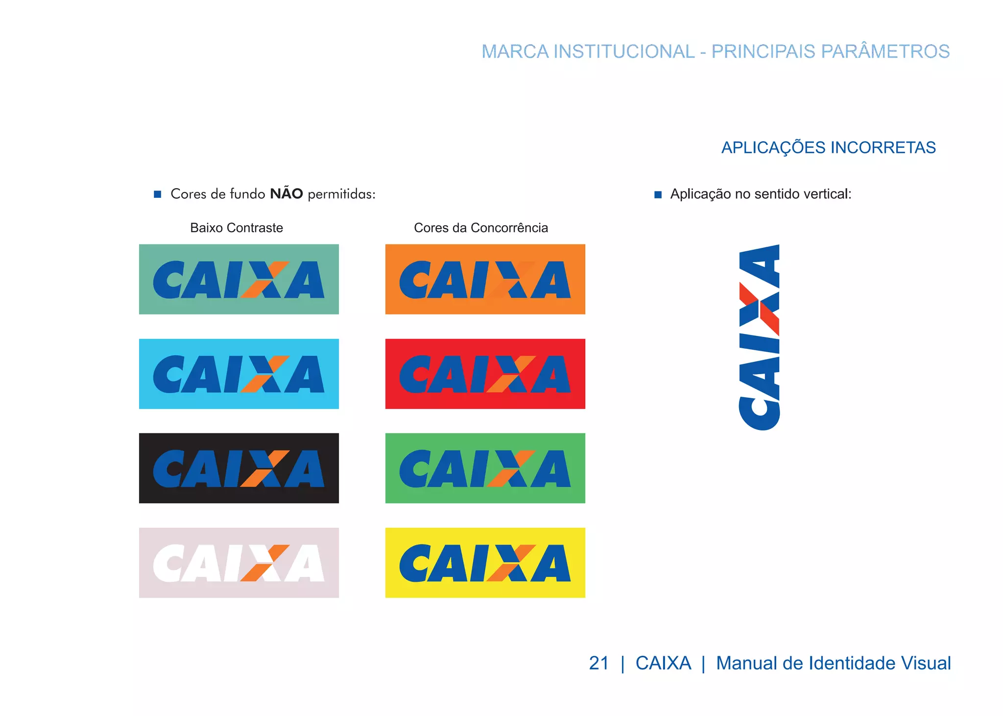 Manual de Identidade Visual da Caixa Econômica Federal - CEF | PDF ...