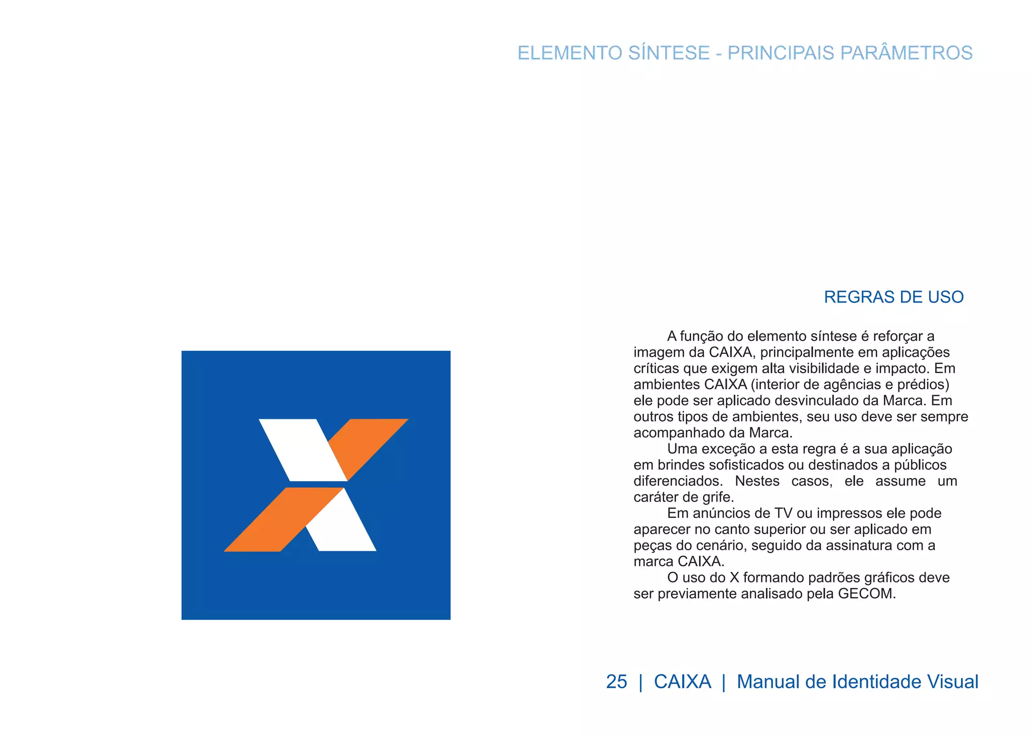 Manual de Identidade Visual da Caixa Econômica Federal - CEF | PDF ...