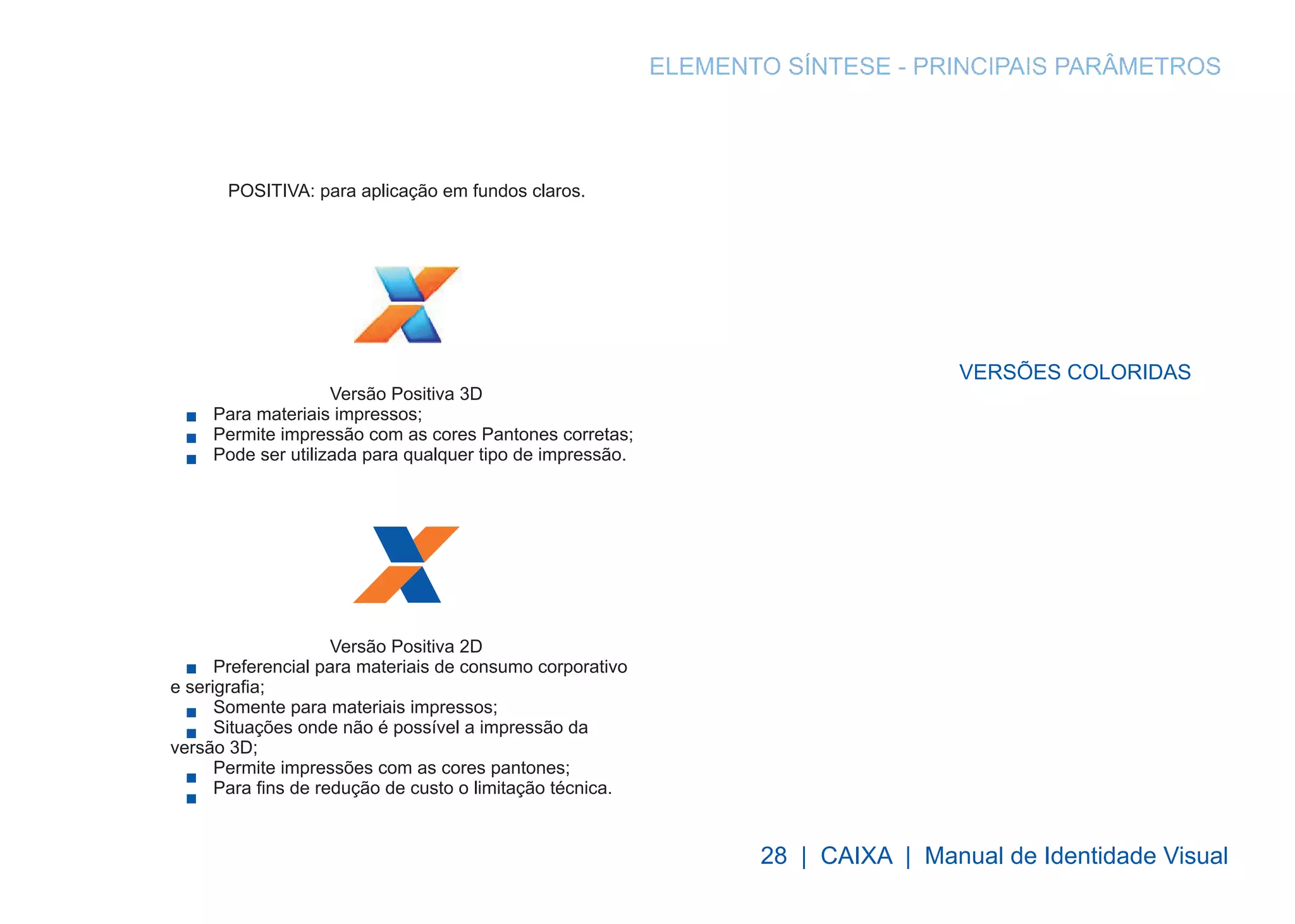 Manual de Identidade Visual da Caixa Econômica Federal - CEF | PDF ...