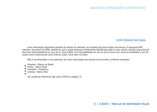 Manual de Identidade Visual da Caixa Econômica Federal - CEF | PDF