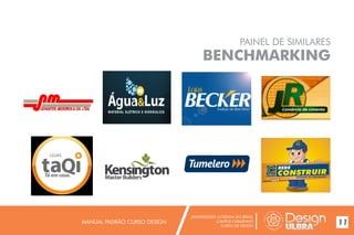 UNIVERSIDADE LUTERANA DO BRASIL
CAMPUS CARAZINHO
CURSO DE DESIGN
MANUAL PADRÃO CURSO DESIGN 11
PAINEL DE SIMILARES
BENCHMARKING
 