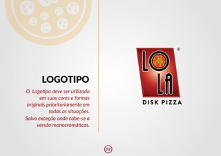 LOGOTIPO
O Logo�po deve ser u�lizado
em suas cores e formas
originais prioritariamente em
todas as situações.
Salvo exceção onde cabe-se a
versão monocromá�cas.
02
 