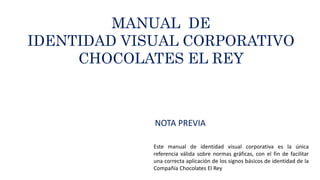 Manual de identidad visual corporativo
