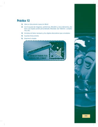 Práctica 12
1)
2)

-

3)
4)
5)

133

 