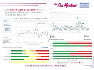 Em "Classificação do aplicativo" você
terá a informação de como os usuários
avaliam sua aplicação.
 