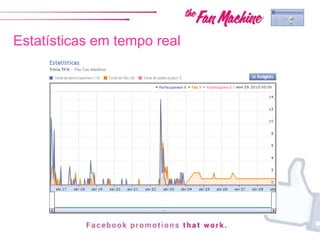 Estatísticas em tempo real
 