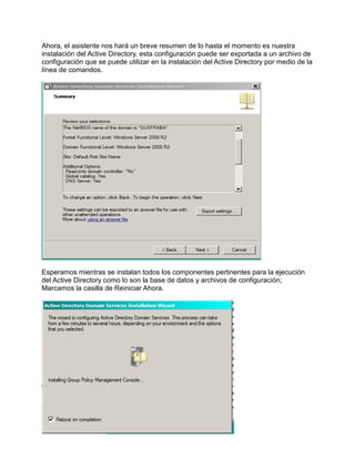 Manual de instalación y administración de active directory en windows ...