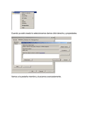 Manual de instalación de active directory en windows server 2008 r2 | PDF