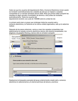 Manual de instalación de active directory en windows server 2008 r2 | PDF