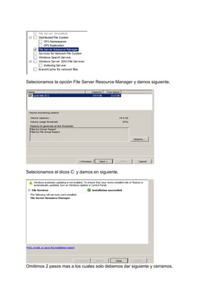 Manual de instalación de active directory en windows server 2008 r2 | PDF