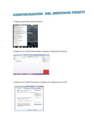 Manual de instalacion de un servidor proxy | PDF