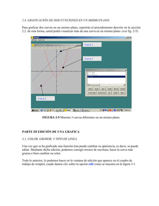 Manual de instrucciones winplot | PDF