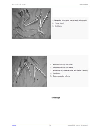 Descargado el: 15-12-2014 ISSN 1727-897X
Medisur 790 octubre 2014 | Volumen 12 | Numero 5
Estómago
 
