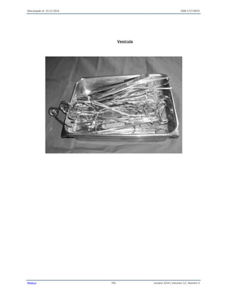 Descargado el: 15-12-2014 ISSN 1727-897X
Medisur 793 octubre 2014 | Volumen 12 | Numero 5
Vesícula
 