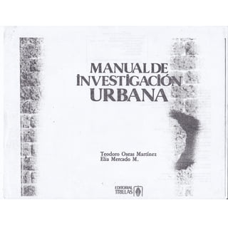 Manual de investigacion urbana pdf