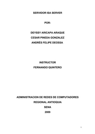 Manual De Isa Server