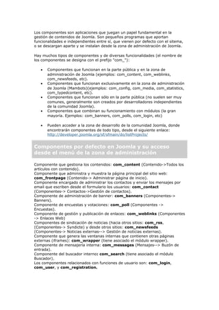 Manual de joomla | DOC