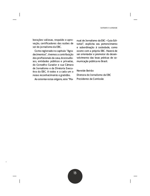 Manual de jornalismo da empresa brasil de comunicação