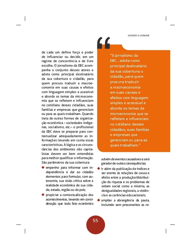 Manual de jornalismo da empresa brasil de comunicação