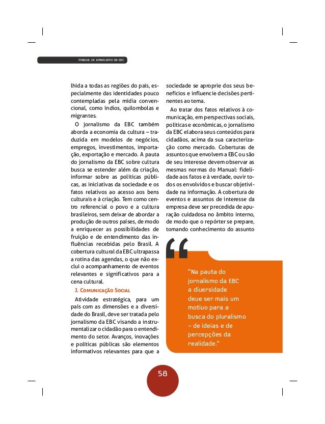 Manual de jornalismo da empresa brasil de comunicação