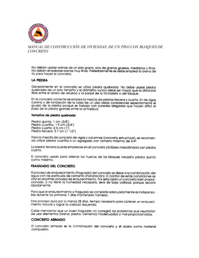 Manual de la construcción de viviendas