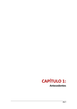 pág. 6
CAPÍTULO 1:
Antecedentes
 
