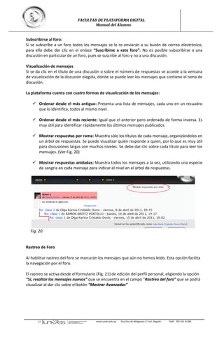 Uso de la Plataforma Moodle. Manual para el alumno | PDF