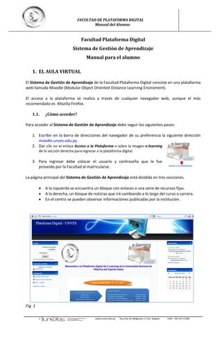 Uso de la Plataforma Moodle. Manual para el alumno | PDF