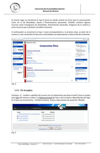 Uso de la Plataforma Moodle. Manual para el alumno | PDF