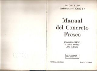 Manual del Concreto Fresco   1- caratula - introduccion - indice